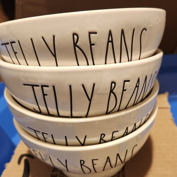Rae Dunn JELLYBEANS x4 bowls VGUC - Picture 2 of 2